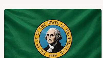 Washington State state flag