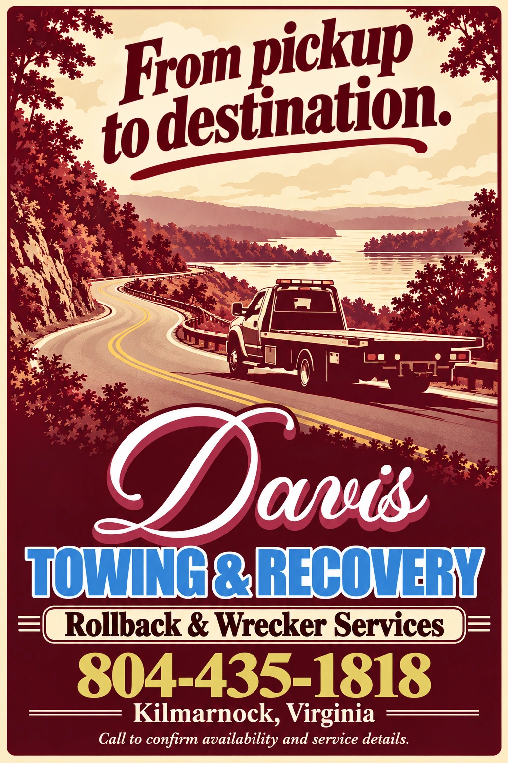 Davis Towing & Recovery — illustrative campaign advertisement 3
